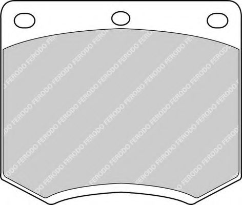 FERODO - FDB167 - Комплект тормозных колодок, дисковый тормоз (Тормозная система)
