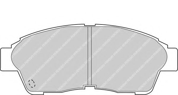 FERODO - FDB867 - Комплект тормозных колодок, дисковый тормоз (Тормозная система)