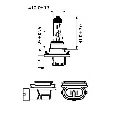 PHILIPS - 12362PRC1 - Лампа накаливания, фара дальнего света (Освещение)