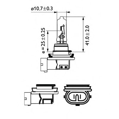 PHILIPS - 12361C1 - Лампа накаливания, фара дальнего света (Освещение)