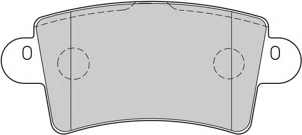 NECTO - FD6894V - Комплект тормозных колодок, дисковый тормоз (Тормозная система)