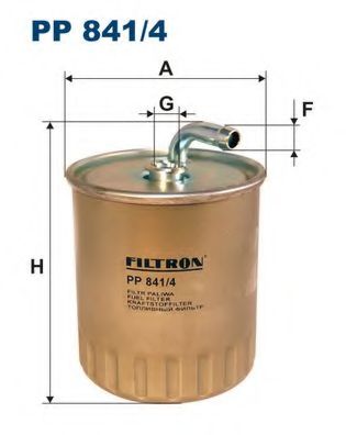 FILTRON - PP841/4 - Топливный фильтр (Система подачи топлива)