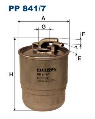 FILTRON - PP841/7 - Топливный фильтр (Система подачи топлива)