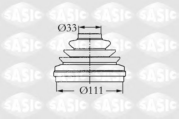 SASIC - 2933993 - Комплект пылника, приводной вал (Привод колеса)