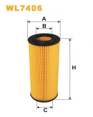 WIX FILTERS - WL7406 - Масляный фильтр (Смазывание)