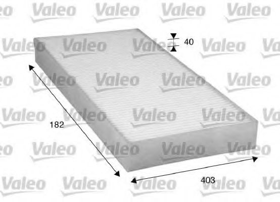 VALEO - 716034 - Фильтр, воздух во внутренном пространстве (Отопление / вентиляция)