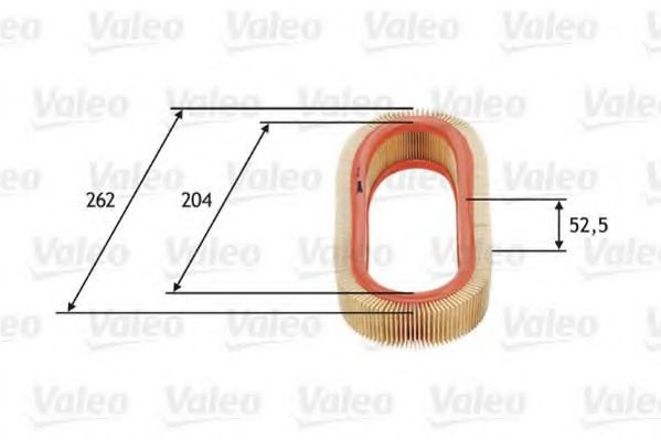 VALEO - 585641 - Воздушный фильтр (Система подачи воздуха)