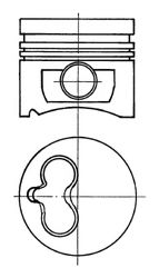 KOLBENSCHMIDT - 40070620 - Поршень (Кривошипношатунный механизм)
