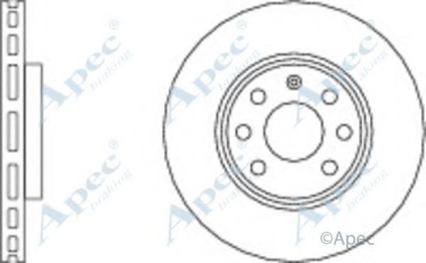 APEC BRAKING - DSK2068 - Тормозной диск (Тормозная система)