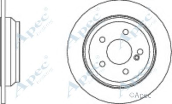 APEC BRAKING - DSK2135 - Тормозной диск (Тормозная система)