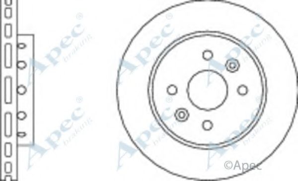 APEC BRAKING - DSK2189 - Тормозной диск (Тормозная система)