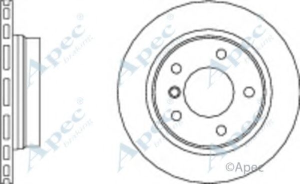 APEC BRAKING - DSK681 - Тормозной диск (Тормозная система)