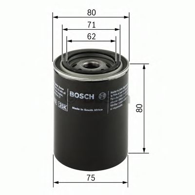 BOSCH - 0 451 103 271 - Масляный фильтр (Смазывание)