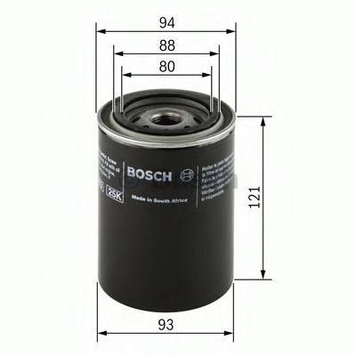 BOSCH - 0 986 452 064 - Масляный фильтр (Смазывание)