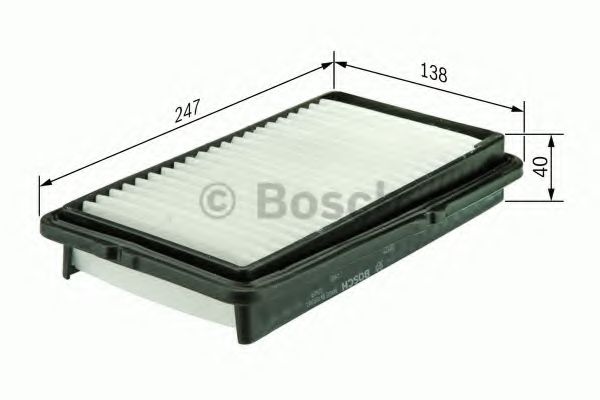 BOSCH - 1 457 433 950 - Воздушный фильтр (Система подачи воздуха)