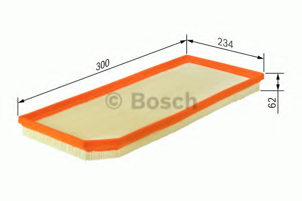 BOSCH - F 026 400 119 - Воздушный фильтр (Система подачи воздуха)