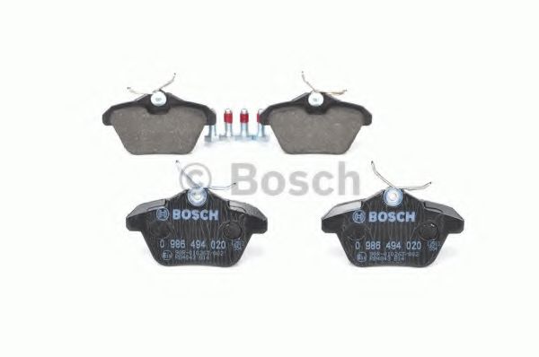 BOSCH - 0 986 494 020 - Комплект тормозных колодок, дисковый тормоз (Тормозная система)