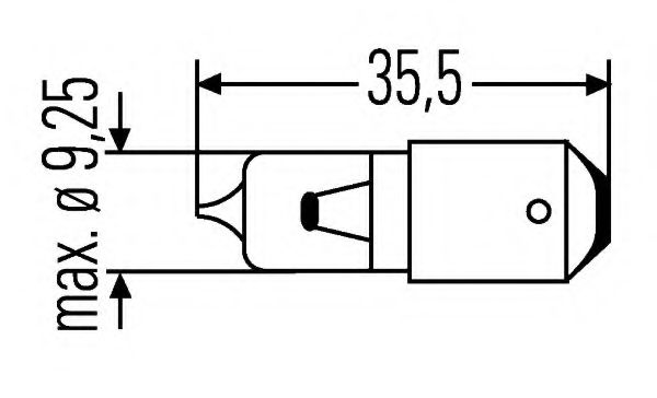 HELLA - 8GH 007 643-121 - Лампа накаливания, фонарь указателя поворота (Сигнализация)