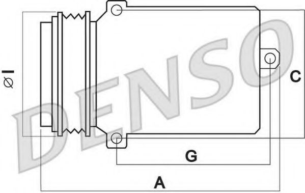 DENSO - DCP02048 - Компрессор, кондиционер (Кондиционер)