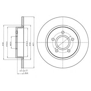 DELPHI - BG4386C - Тормозной диск (Тормозная система)