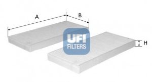 UFI - 53.229.00 - Фильтр, воздух во внутренном пространстве (Отопление / вентиляция)