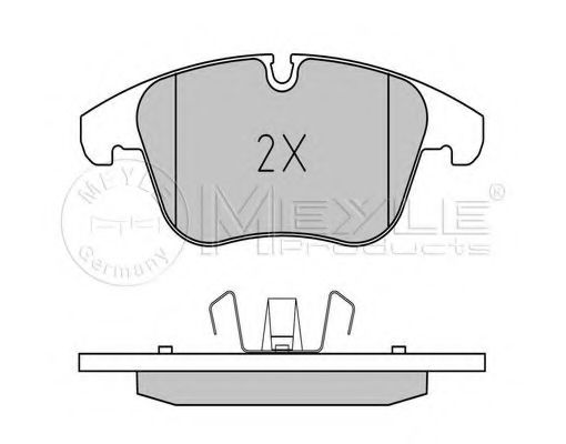 MEYLE - 025 240 8418 - Комплект тормозных колодок, дисковый тормоз (Тормозная система)