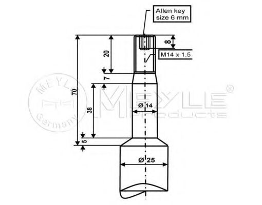 MEYLE - 326 624 0002 - Амортизатор (Подвеска / амортизация)