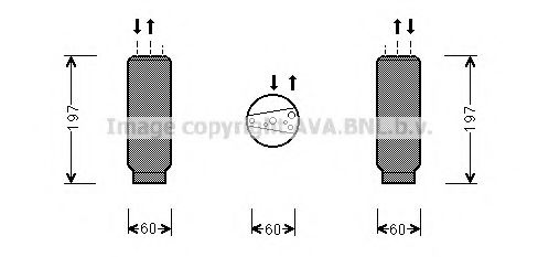 AVA QUALITY COOLING - AUD146 - Осушитель, кондиционер (Кондиционер)