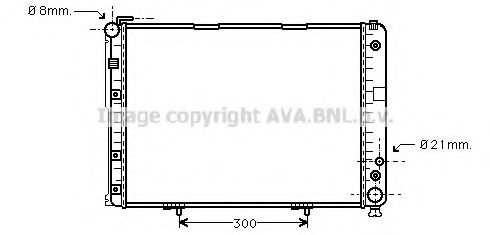 AVA QUALITY COOLING - MS2177 - Радиатор, охлаждение двигателя (Охлаждение)