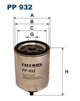 FILTRON - PP932 - Топливный фильтр (Система подачи топлива)