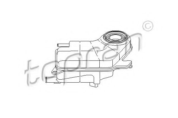 TOPRAN - 109 343 - Компенсационный бак, охлаждающая жидкость (Охлаждение)