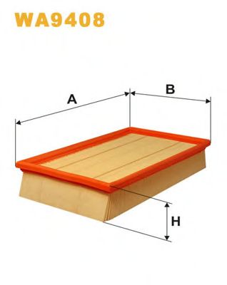 WIX FILTERS - WA9408 - Воздушный фильтр (Система подачи воздуха)