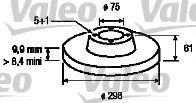 VALEO - 186568 - Тормозной диск (Тормозная система)