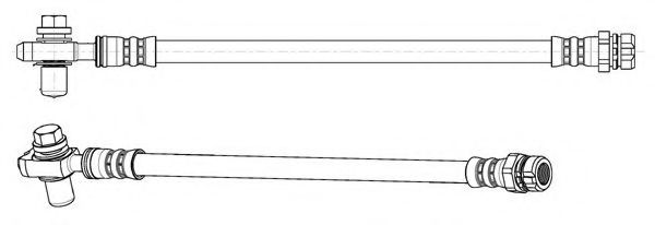 CEF - 512908 - Тормозной шланг (Тормозная система)