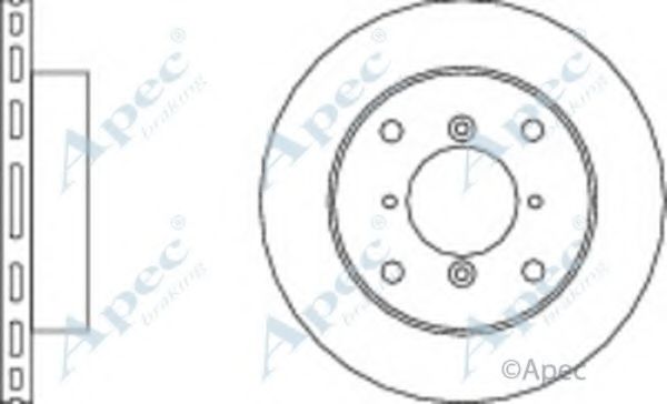 APEC BRAKING - DSK229 - Тормозной диск (Тормозная система)