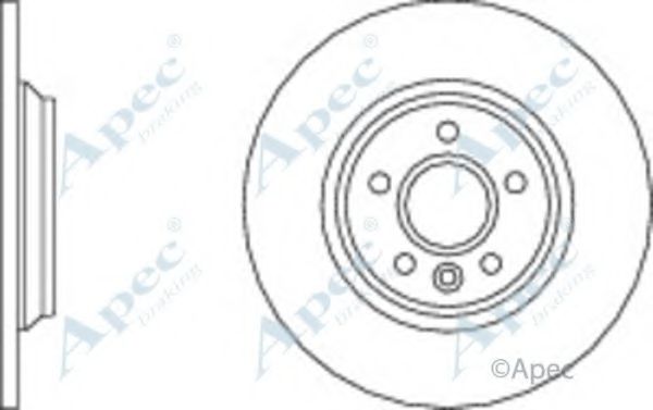 APEC BRAKING - DSK2621 - Тормозной диск (Тормозная система)