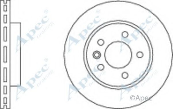 APEC BRAKING - DSK2847 - Тормозной диск (Тормозная система)