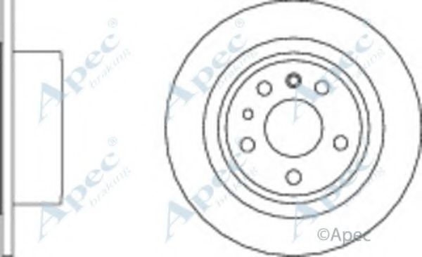 APEC BRAKING - DSK926 - Тормозной диск (Тормозная система)