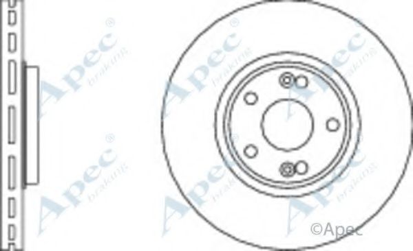 APEC BRAKING - DSK2102 - Тормозной диск (Тормозная система)