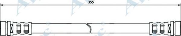 APEC BRAKING - HOS3086 - Тормозной шланг (Тормозная система)