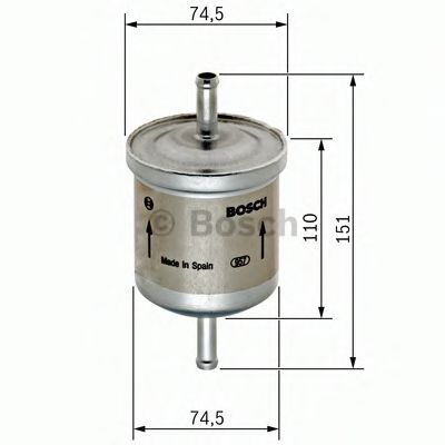 BOSCH - 0 450 905 275 - Топливный фильтр (Система подачи топлива)