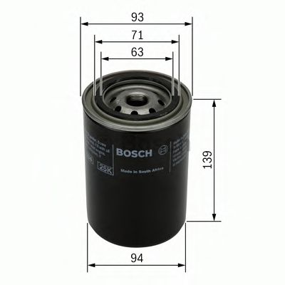 BOSCH - 0 451 103 238 - Масляный фильтр (Смазывание)