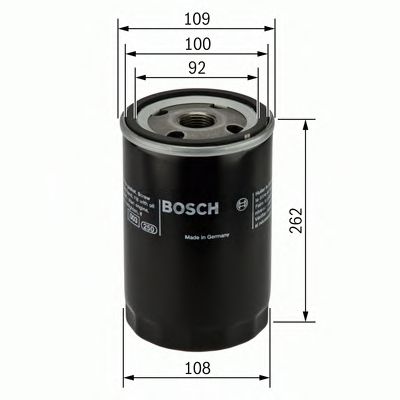 BOSCH - F 026 407 043 - Масляный фильтр (Смазывание)