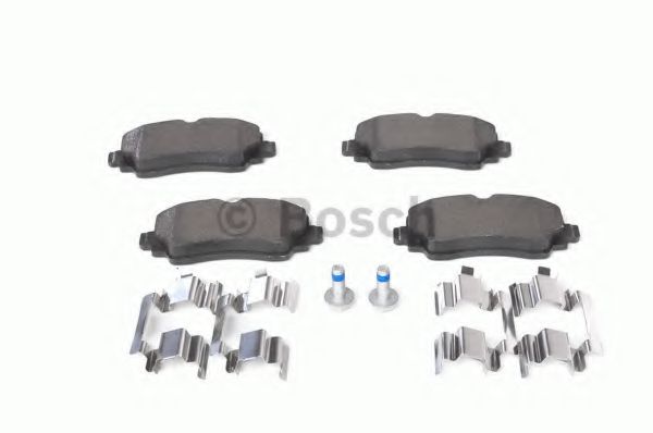 BOSCH - 0 986 424 469 - Комплект тормозных колодок, дисковый тормоз (Тормозная система)