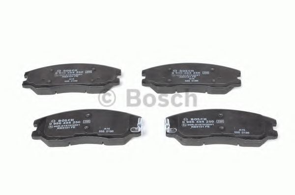 BOSCH - 0 986 494 250 - Комплект тормозных колодок, дисковый тормоз (Тормозная система)