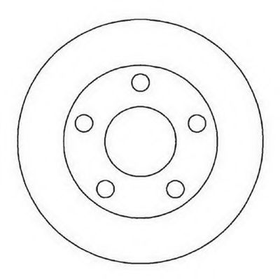 JURID - 562005J - Тормозной диск (Тормозная система)