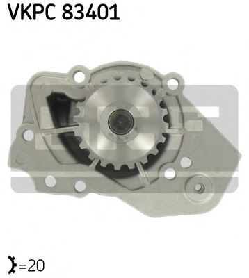 SKF - VKPC 83401 - Водяной насос (Охлаждение)