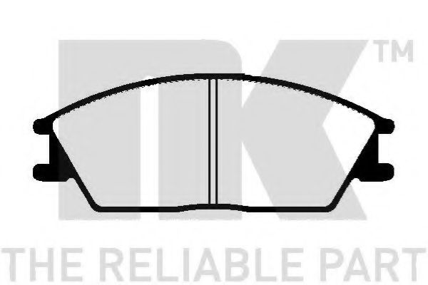 NK - 229967 - Комплект тормозных колодок, дисковый тормоз (Тормозная система)