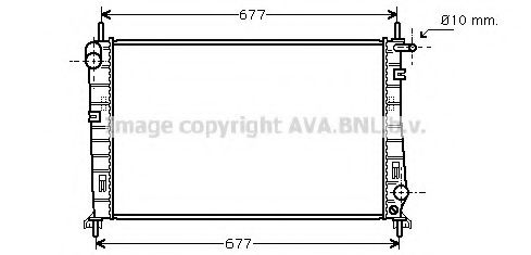 AVA QUALITY COOLING - FD2266 - Радиатор, охлаждение двигателя (Охлаждение)