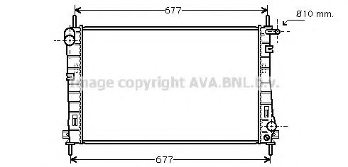 AVA QUALITY COOLING - FD2336 - Радиатор, охлаждение двигателя (Охлаждение)